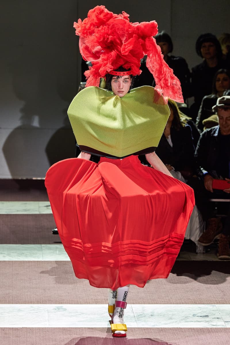 COMME des GARCONS Fall/Winter 2020 Collection Paris Fashion Week Runway Rei Kawakubo