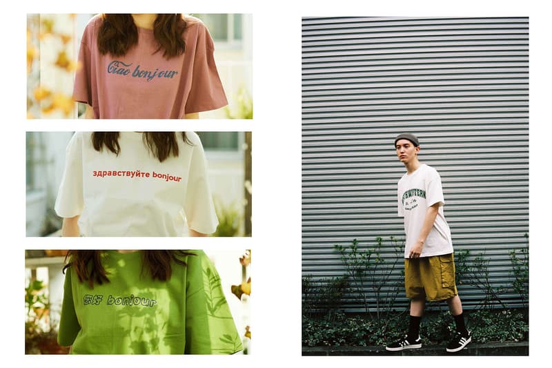 CONICHIWA Bonjour Spring/Summer 2020 Collection Lookbook T-shirts Sweatshirts Hats Caps Tote Bag Korean Emerging Streetwear Label
