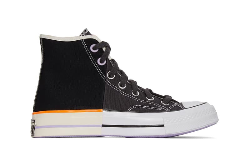 converse chuck 70 high Shoe reconstructed black off white shoes footwear sneakerhead yellow purple orange 