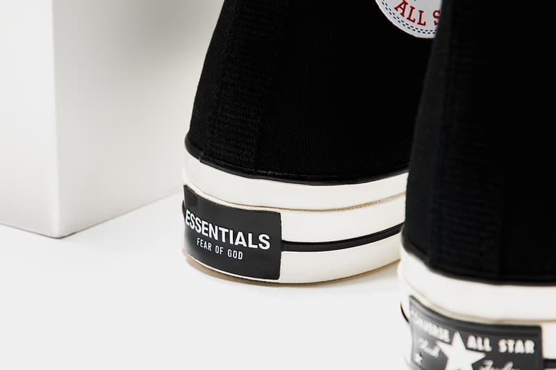 converse fear of god essentials collaboration chuck 70 sneakers black white shoes footwear sneakerhead jerry lorenzo