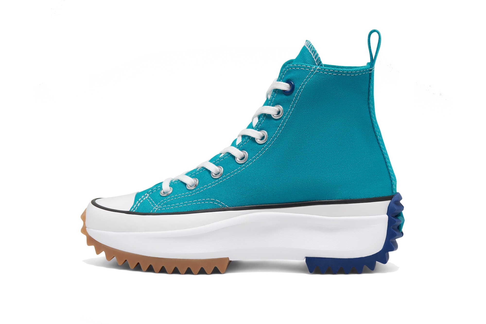 Converse Run Star Hike SS20 Red Teal Release Platform Shoe Spring Colorway