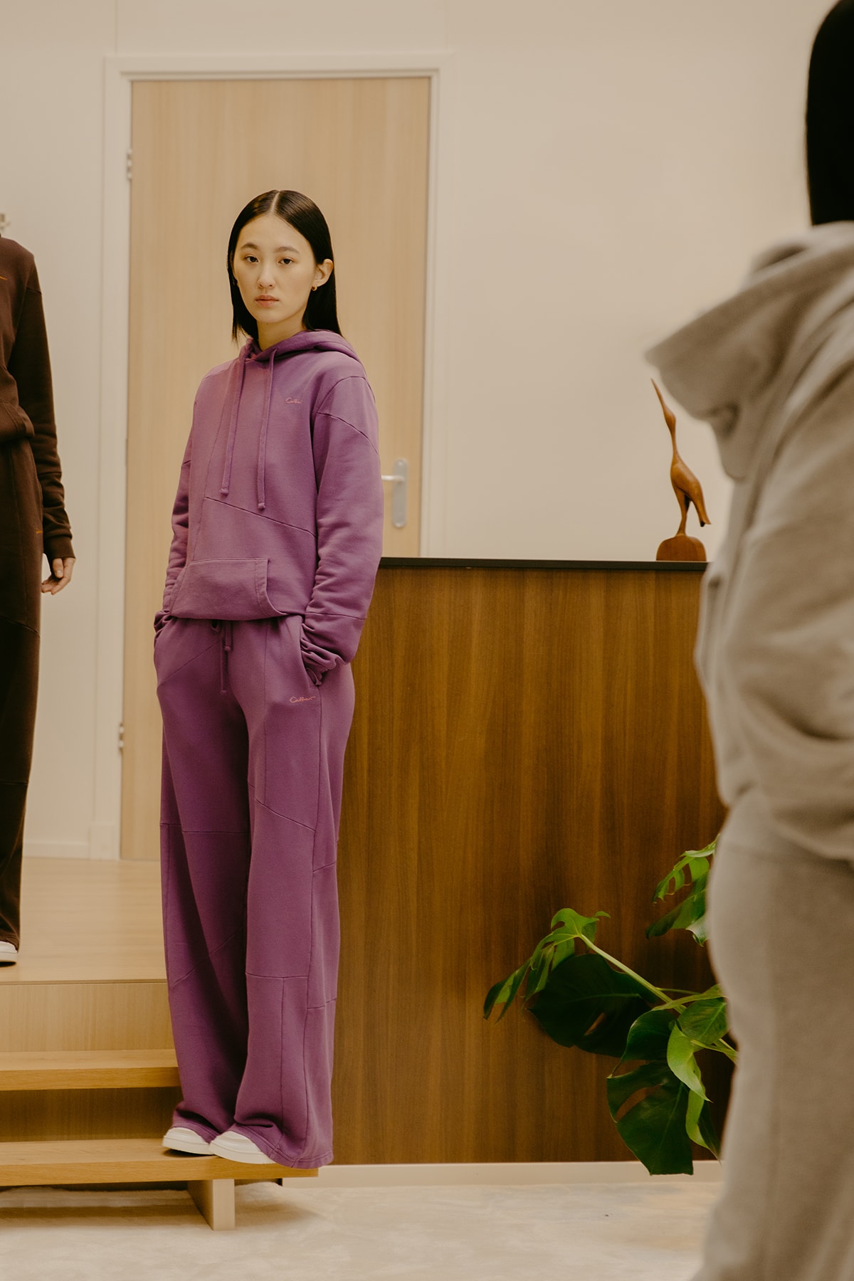 Daniëlle Cathari SS20 Collection Campaign Hoodie Sweatpants Purple