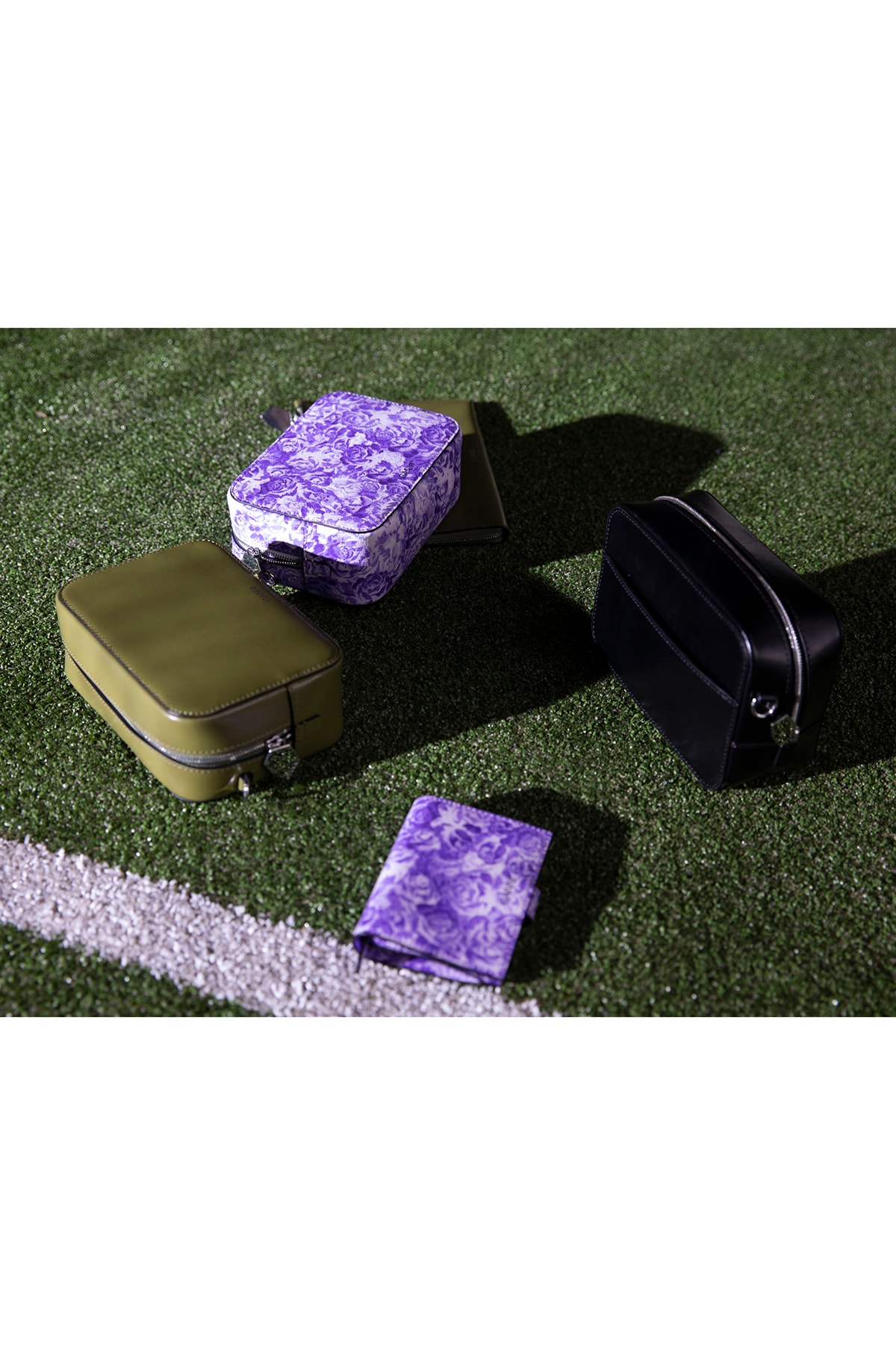 GANNI Spring/Summer 2020 Collection Floral Wallet Bag Purple