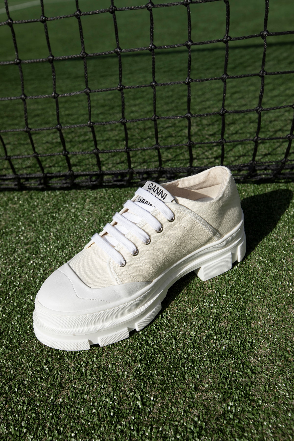 GANNI Spring/Summer 2020 Collection Platform Sneaker Cream White
