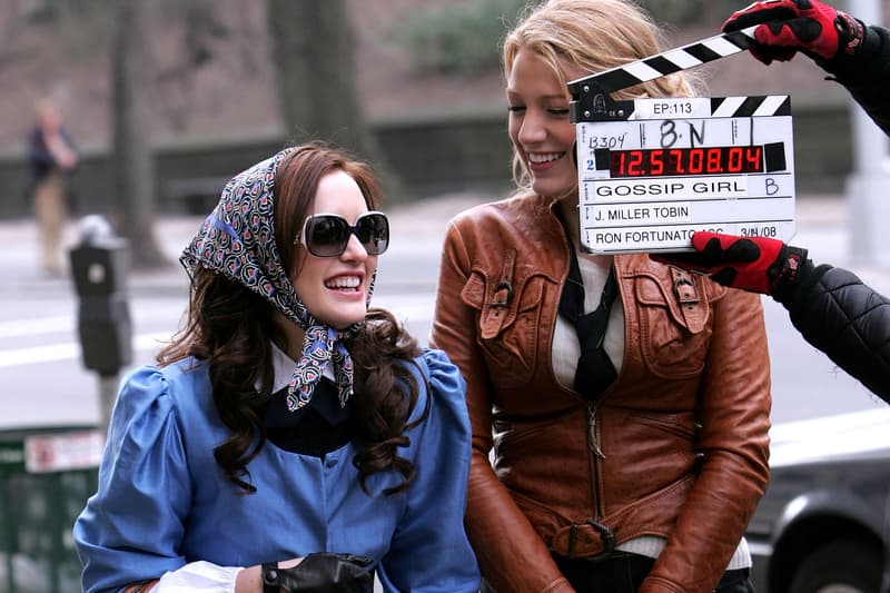 Leighton Meester Blake Lively Gossip Girl Filming 2008