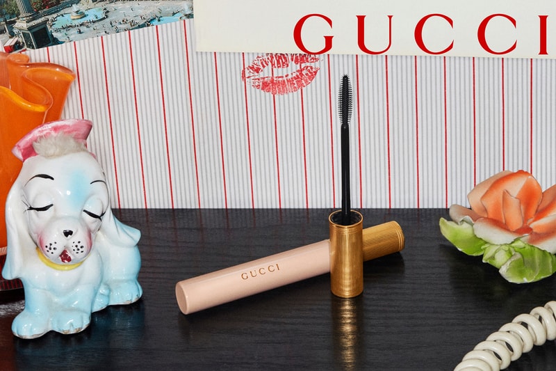 gucci beauty mascara lobscur makeup alessandro michele thomas de kluyver