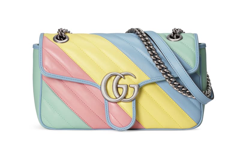 gucci gg marmont 2 0 pre fall collection pastel pink green yellow blue alessandro michele mothers day