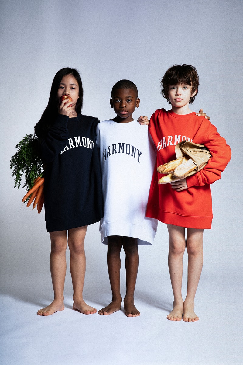 Harmony Paris USA Program Spring/Summer 2020 Collection Lookbook College Sweater Navy White Red