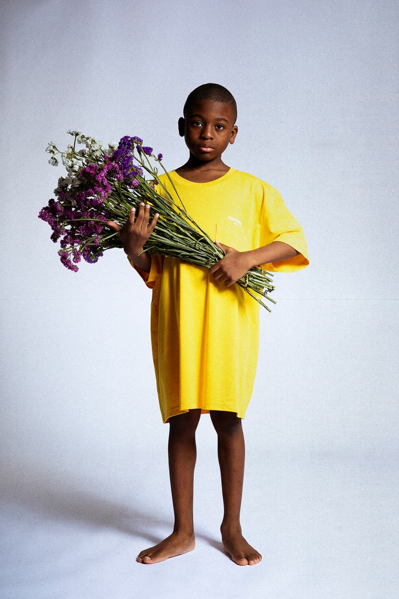 Harmony Paris USA Program Spring/Summer 2020 Collection Lookbook Cursive T-Shirt Yellow