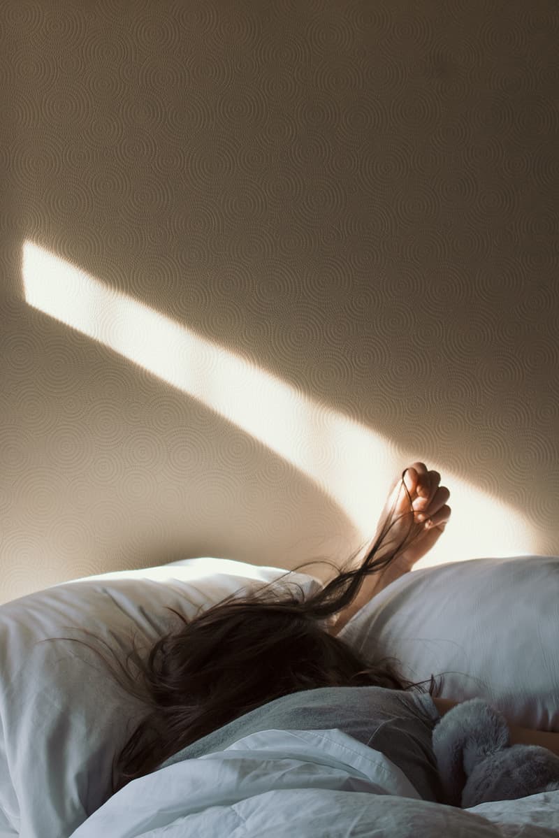 Sleeping Bed Insomnia White Sheets Sunlight Mental Health
