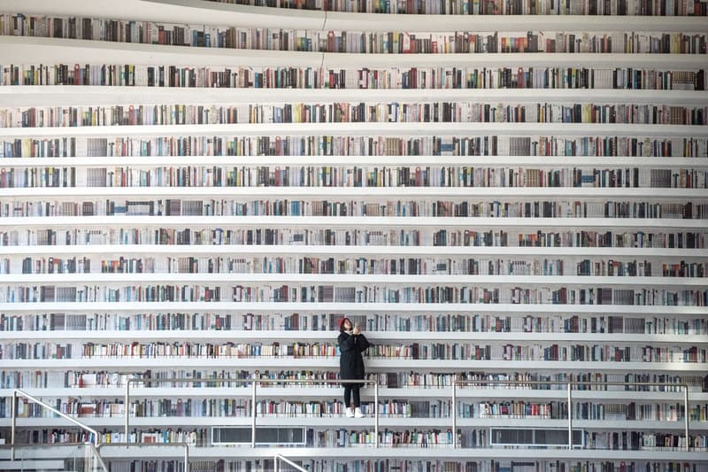 Library Books Shelf