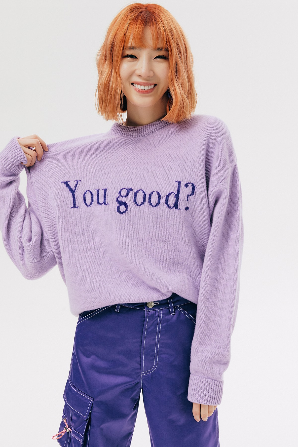 IRENEISGOOD Label Fall/Winter 2020 Collection Lookbook You Good? Sweater