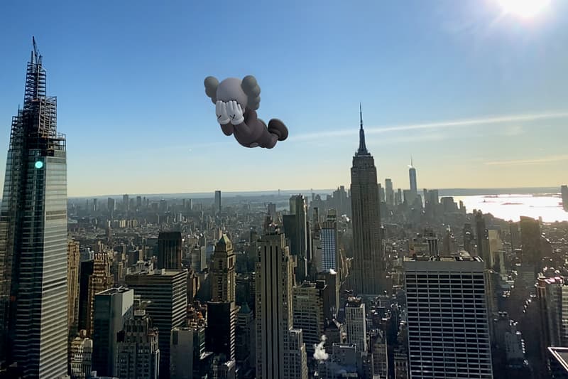 kaws companion brian donnelly acute art app collaboration expanded holiday augmented reality sculptures exhibition new york paris