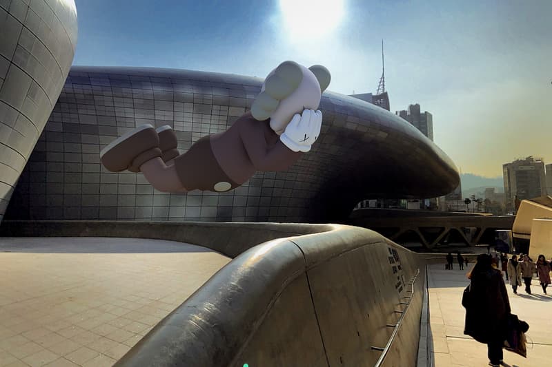 kaws companion brian donnelly acute art app collaboration expanded holiday augmented reality sculptures exhibition new york paris