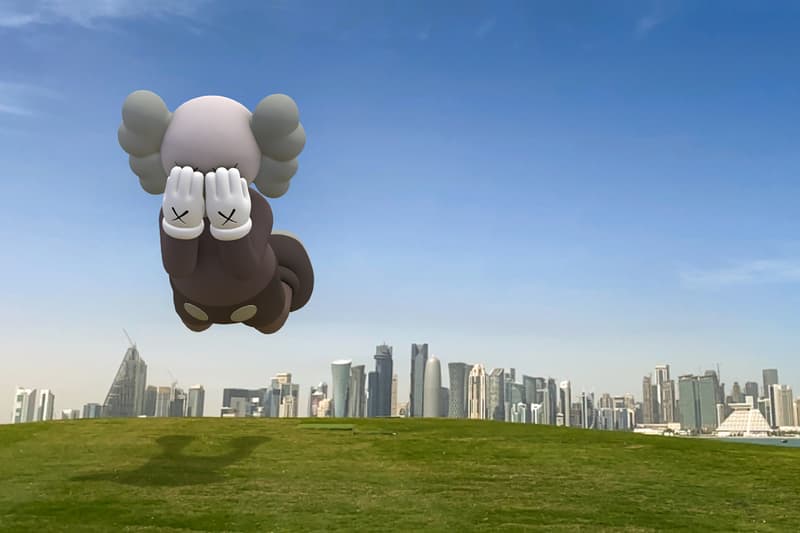 kaws companion brian donnelly acute art app collaboration expanded holiday augmented reality sculptures exhibition new york paris