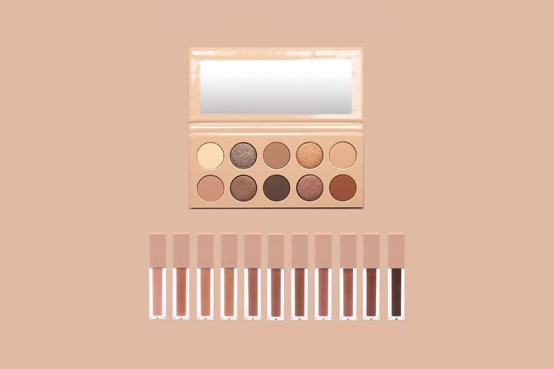 kim kardashian west kkw beauty classic 2 eyeshadow palette neutrals earth tones nude lip gloss makeup