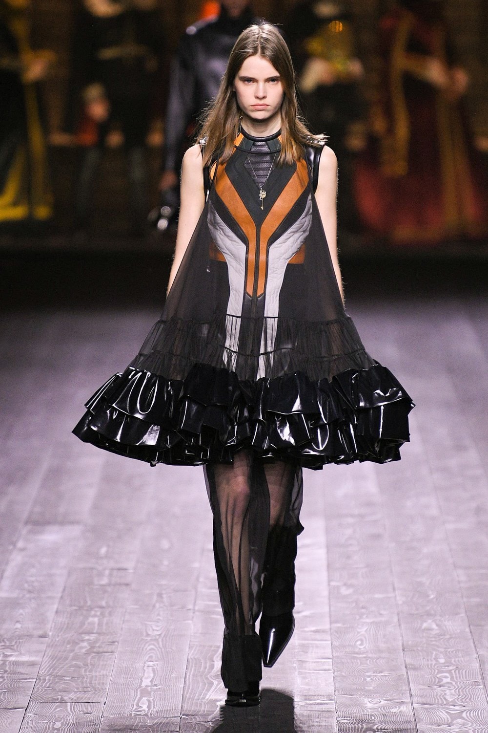 Louis Vuitton Fall/Winter Collection Runway Show A-Line Dress
