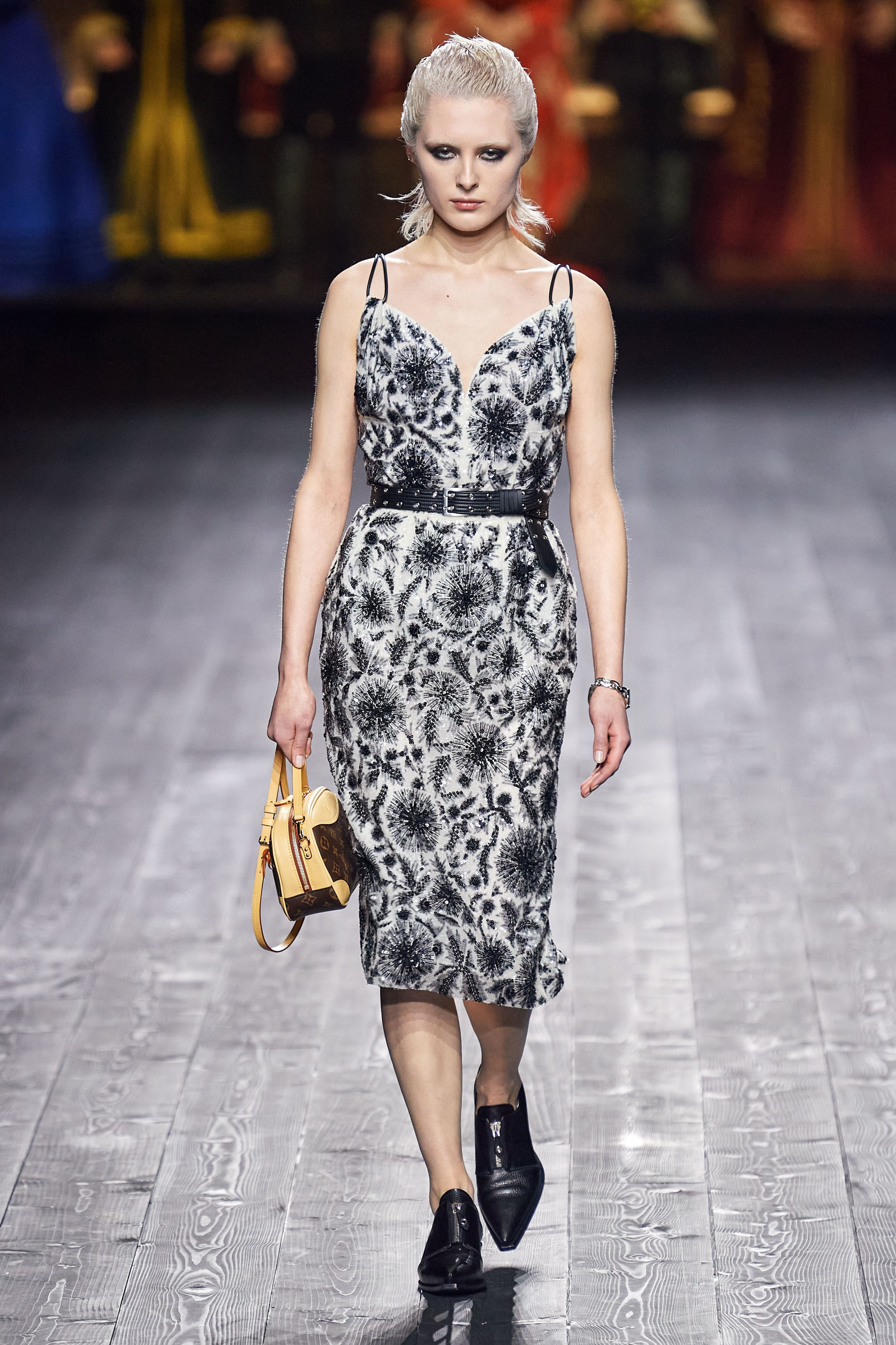 Louis Vuitton Fall/Winter Collection Runway Show Lace Dress