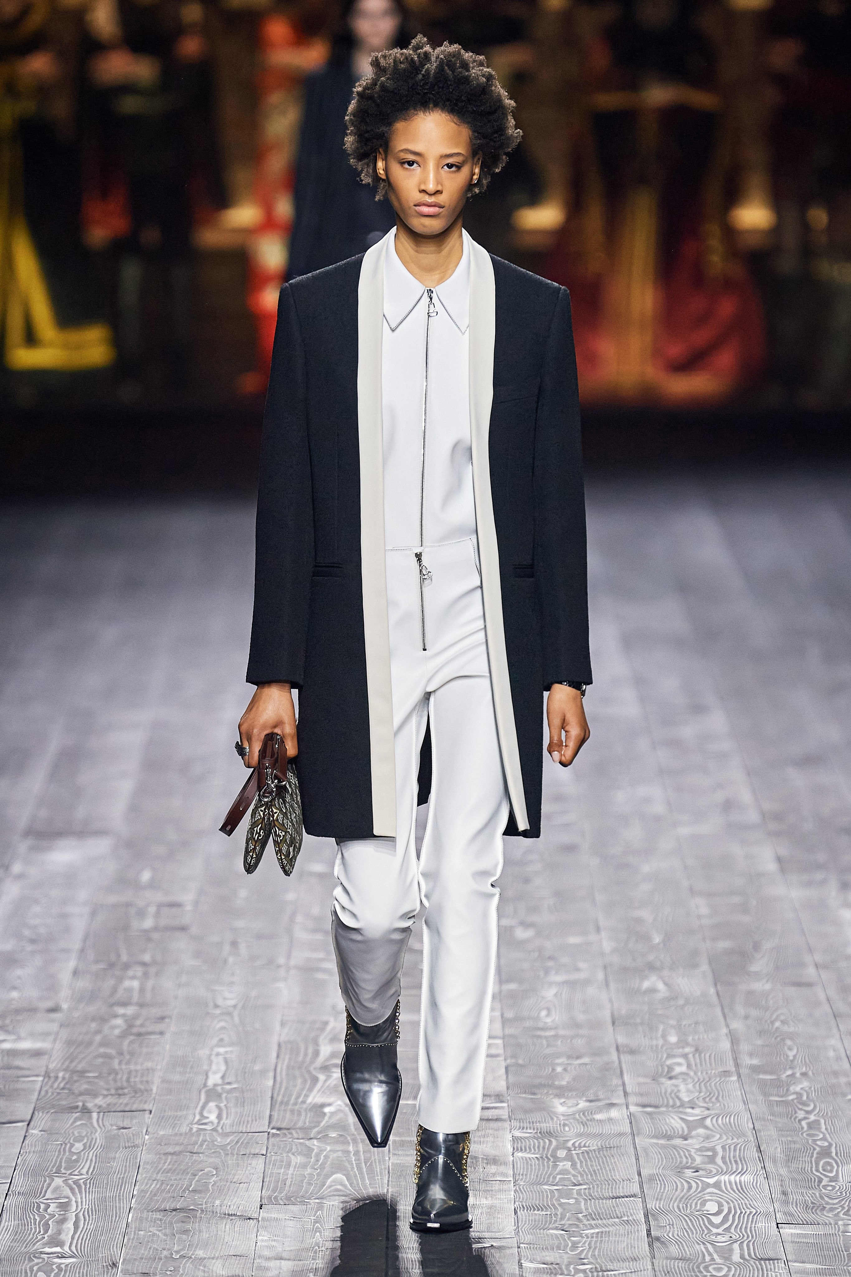 Louis Vuitton Fall/Winter Collection Runway Show Jumpsuit White