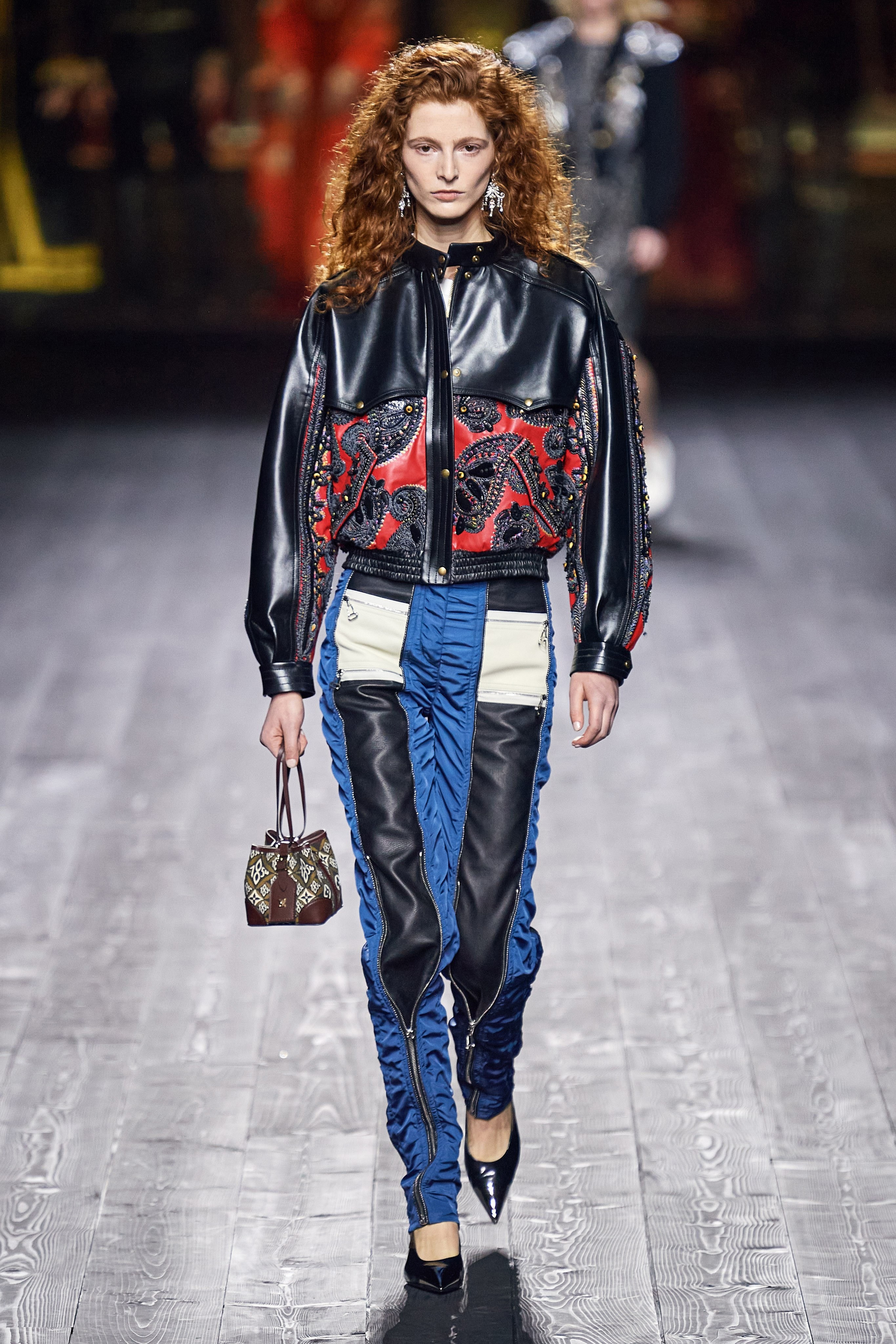 Louis Vuitton Fall/Winter Collection Runway Show Jacket Black