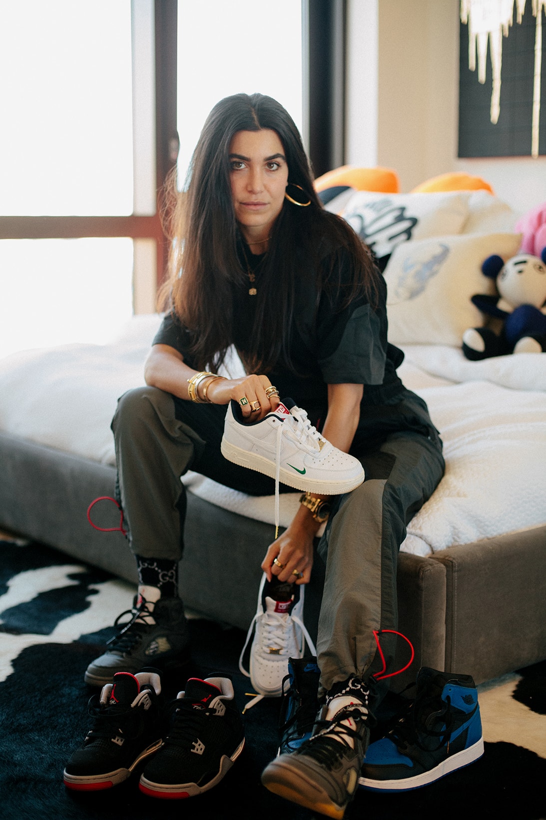 madison blank sneaker collector new york city mens fashion interview nike air force 1 kith Jordan 1 4 royal bred