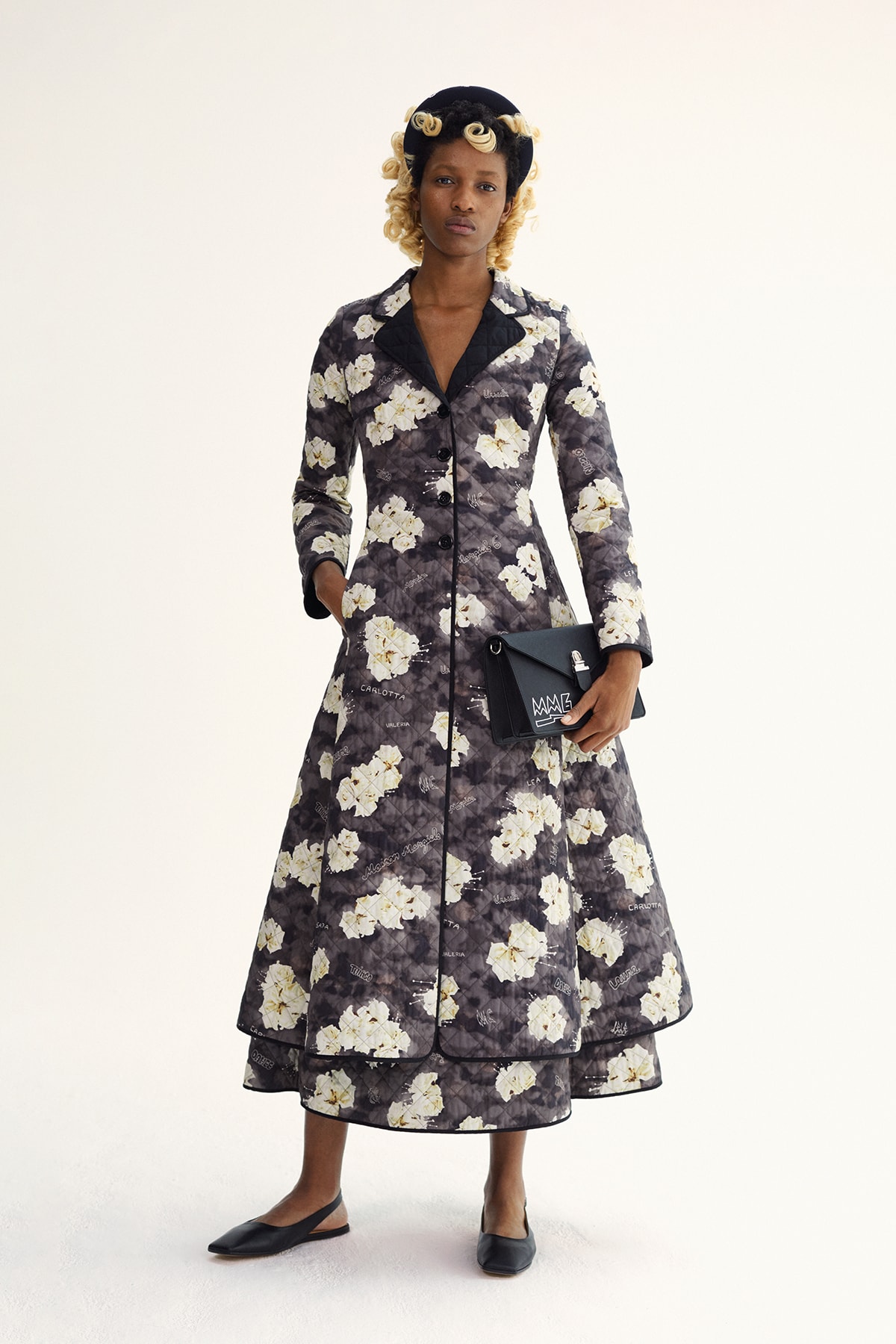 MM6 Maison Margiela Spring/Summer 2020 Collection Lookbook Floral Quilted House Coat