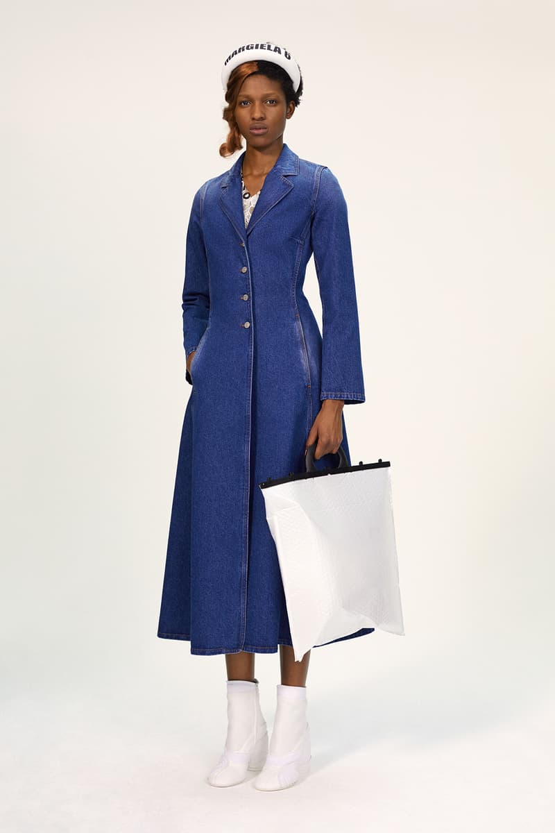 MM6 Maison Margiela Spring/Summer 2020 Collection Lookbook Denim House Coat Logo Headband