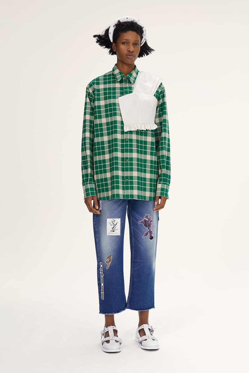 coach shoes heels Spring/Summer 2020 Collection Lookbook Plaid Shirt Green Patchwork Jeans