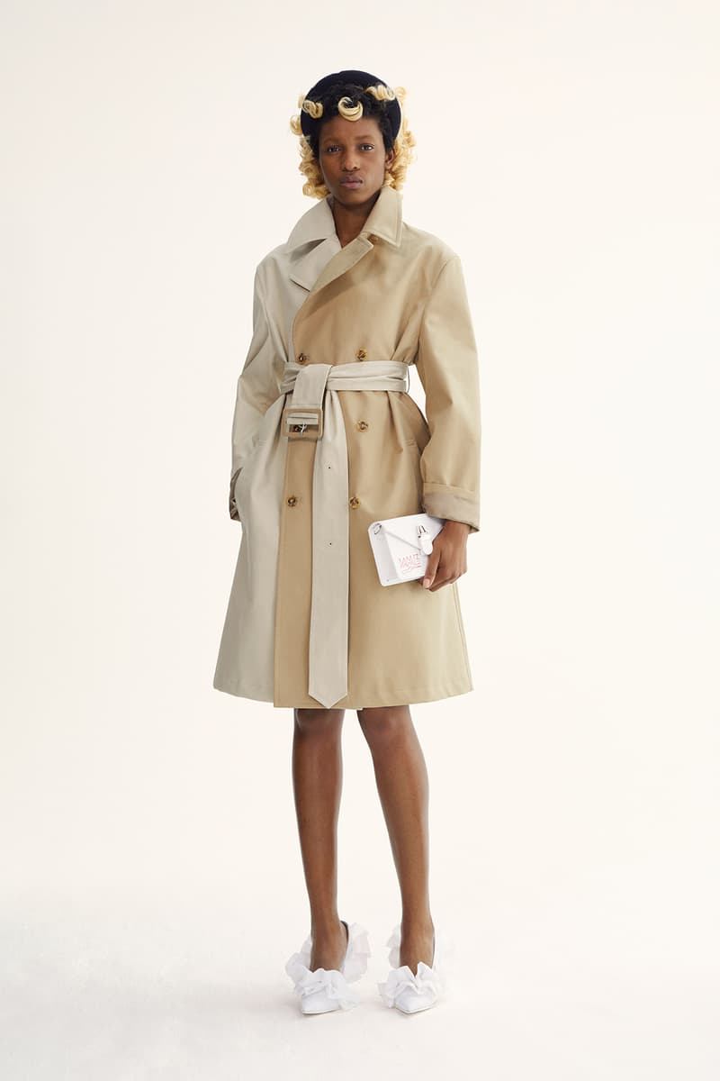 MM6 Maison Margiela Spring/Summer 2020 Collection Lookbook Trench Coat Beige
