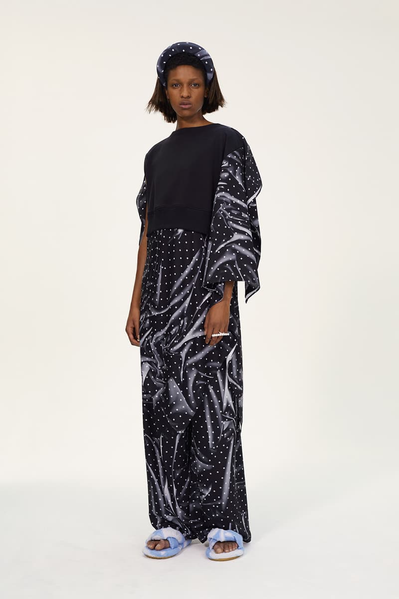 MM6 Maison Margiela Spring/Summer 2020 Collection Lookbook Draped Dress