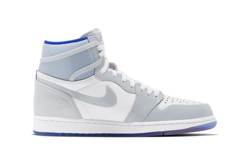 klep heelal Ass Nike Air Jordan 1 High Zoom Blue & Grey Release | Hypebae