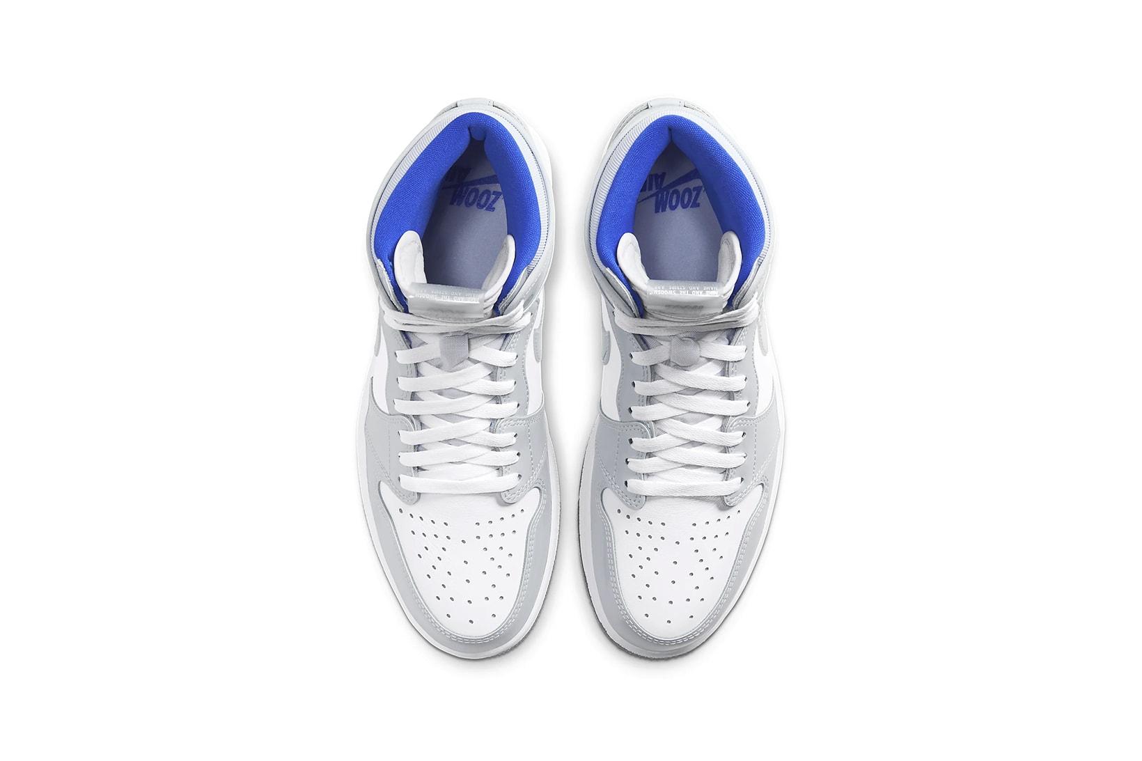 nike air jordan 1 hi zoom sneakers white baby blue grey shoes footwear sneakerhead 