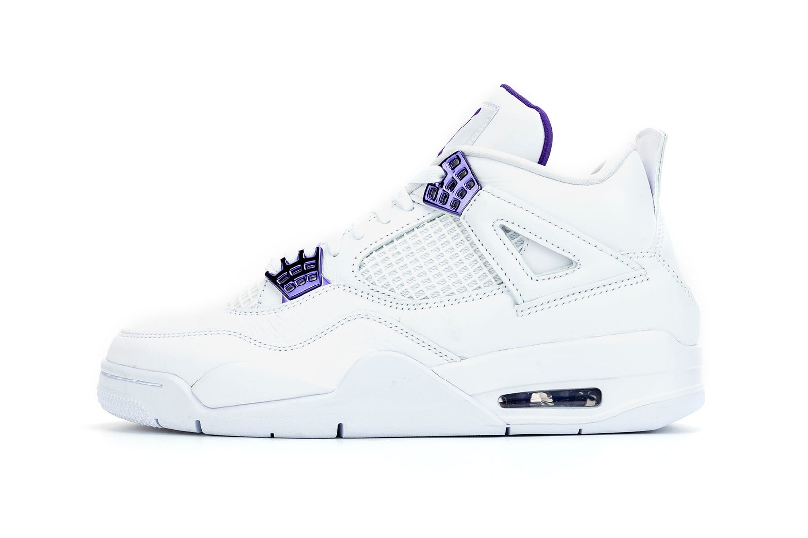 White/Purple Air Jordan 4 Release Date 