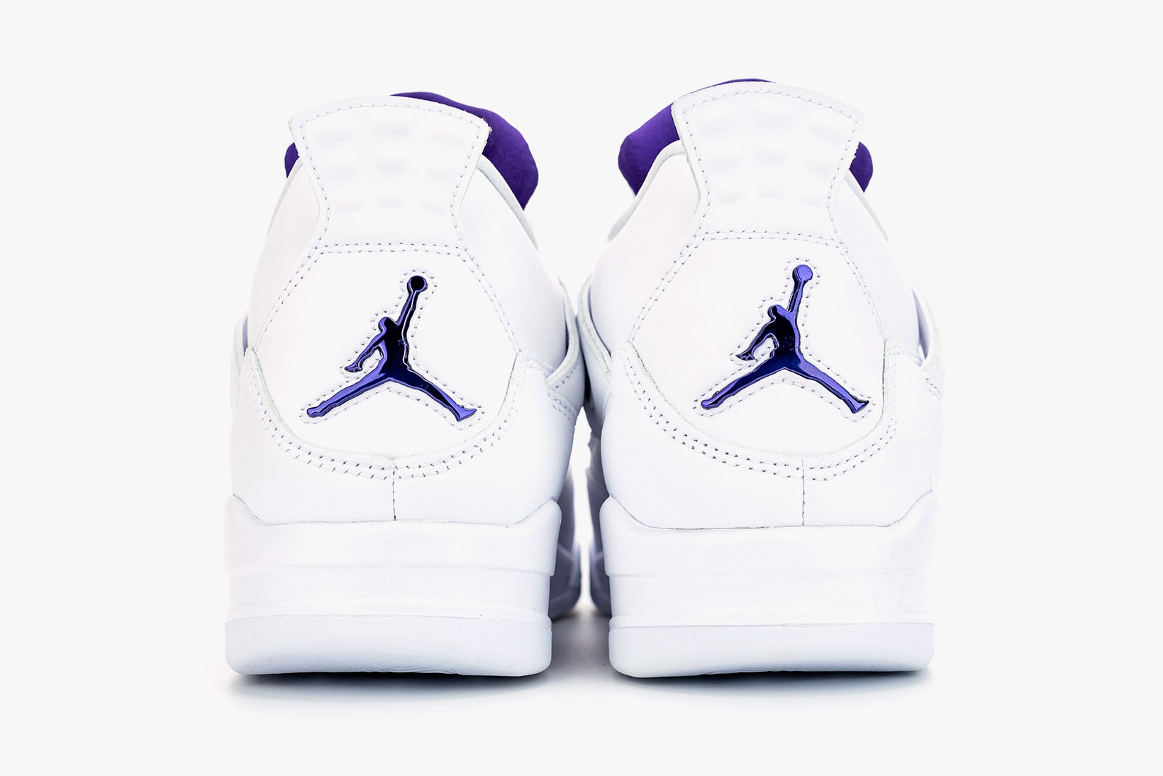 nike air jordan 4 sneakers white purple shoes footwear sneakerhead