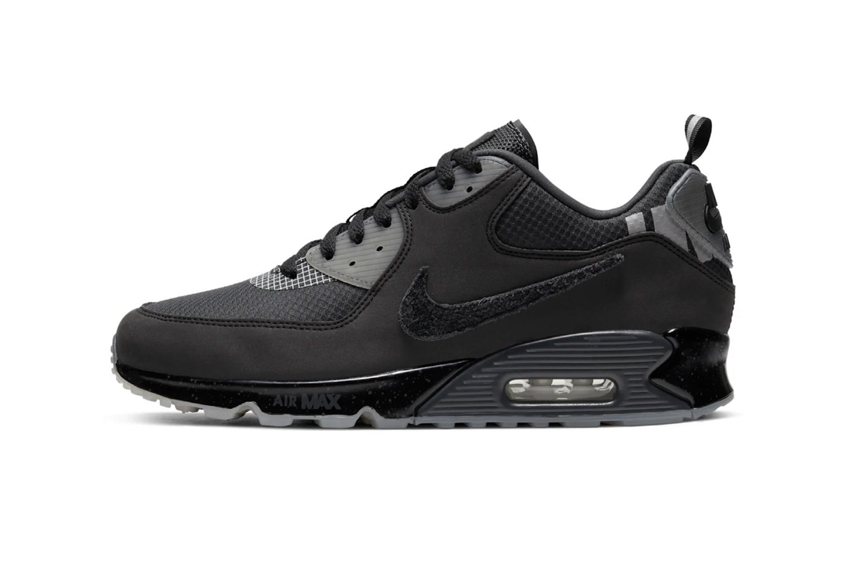 nike undefeated collaboration air max 90 sneakers black shoes footwear sneakerhead