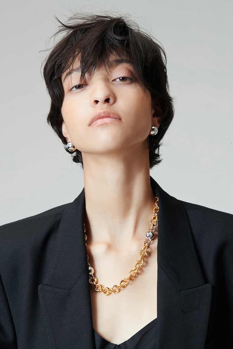 numbering korean jewelry spring summer collection earrings necklaces gold silver fashion
