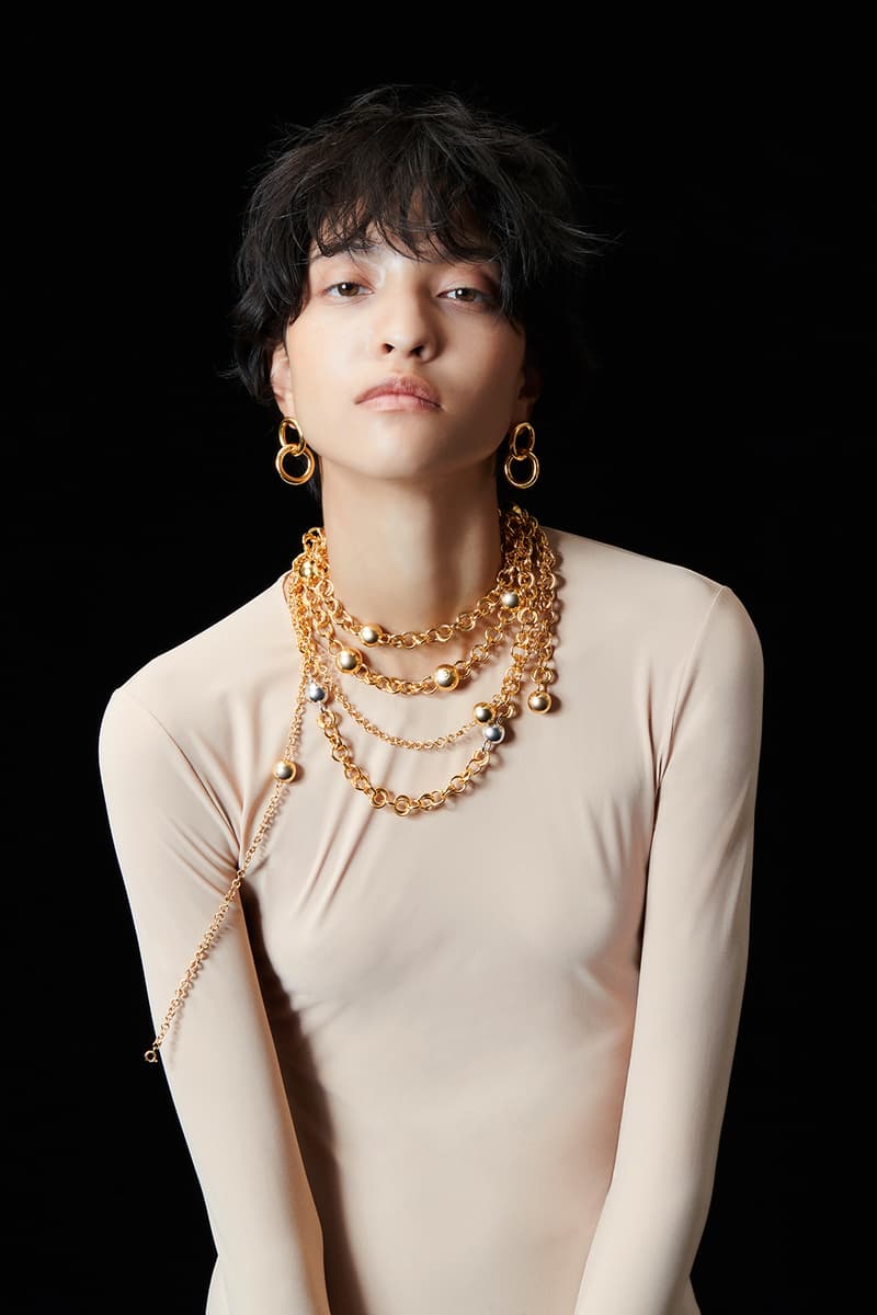 numbering korean jewelry spring summer collection earrings necklaces gold silver fashion
