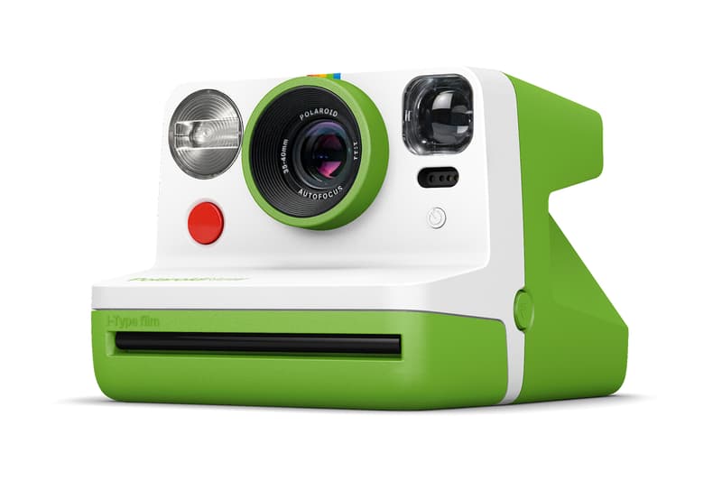 polaroid now instant analog camera film photography red orange yellow green blue white