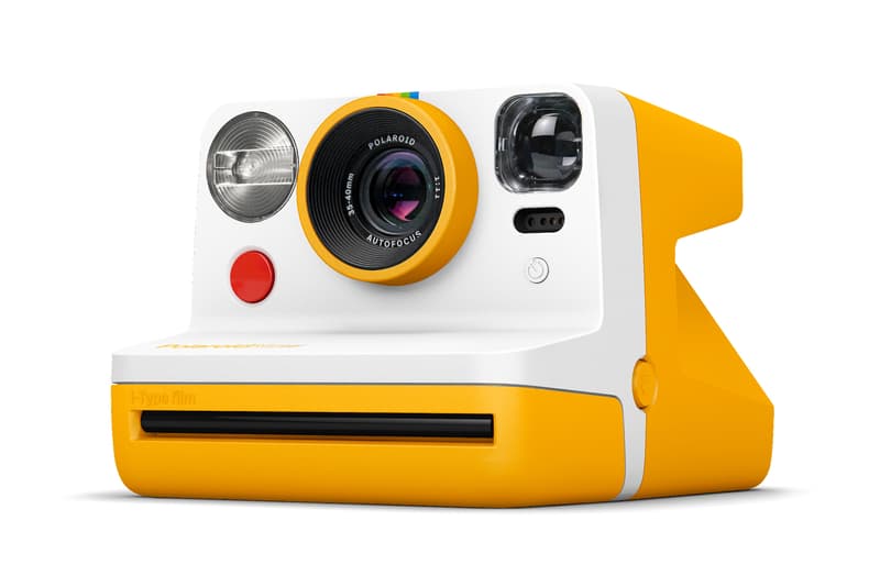 polaroid now instant analog camera film photography red orange yellow green blue white