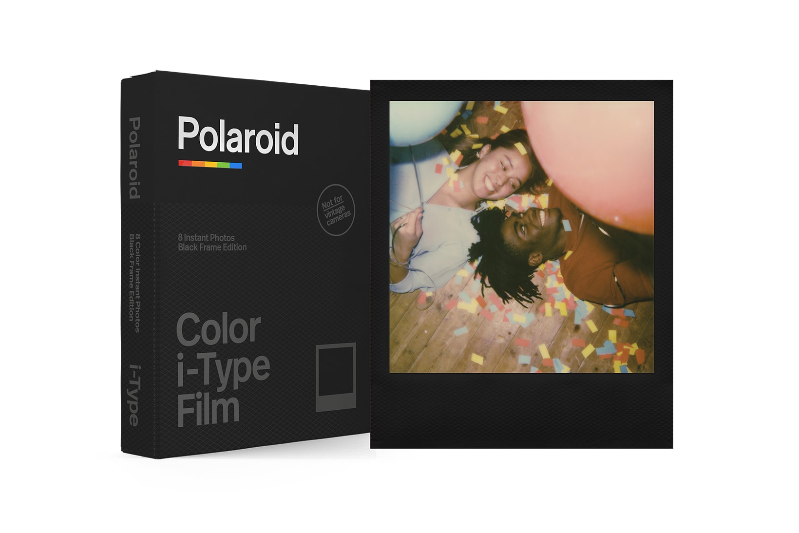 polaroid now instant analog camera film photography red orange yellow green blue white