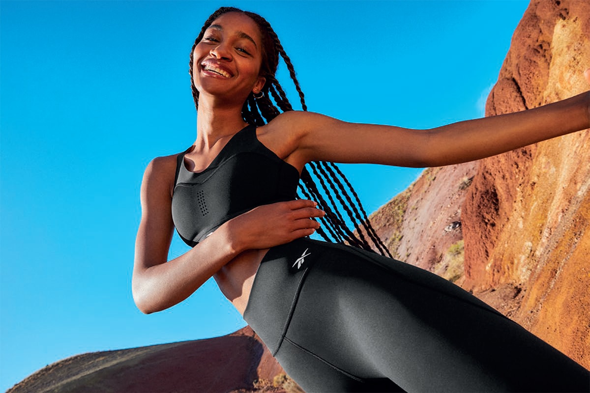 Reebok PureMove Plus Sports Bra Tight Grey Workout