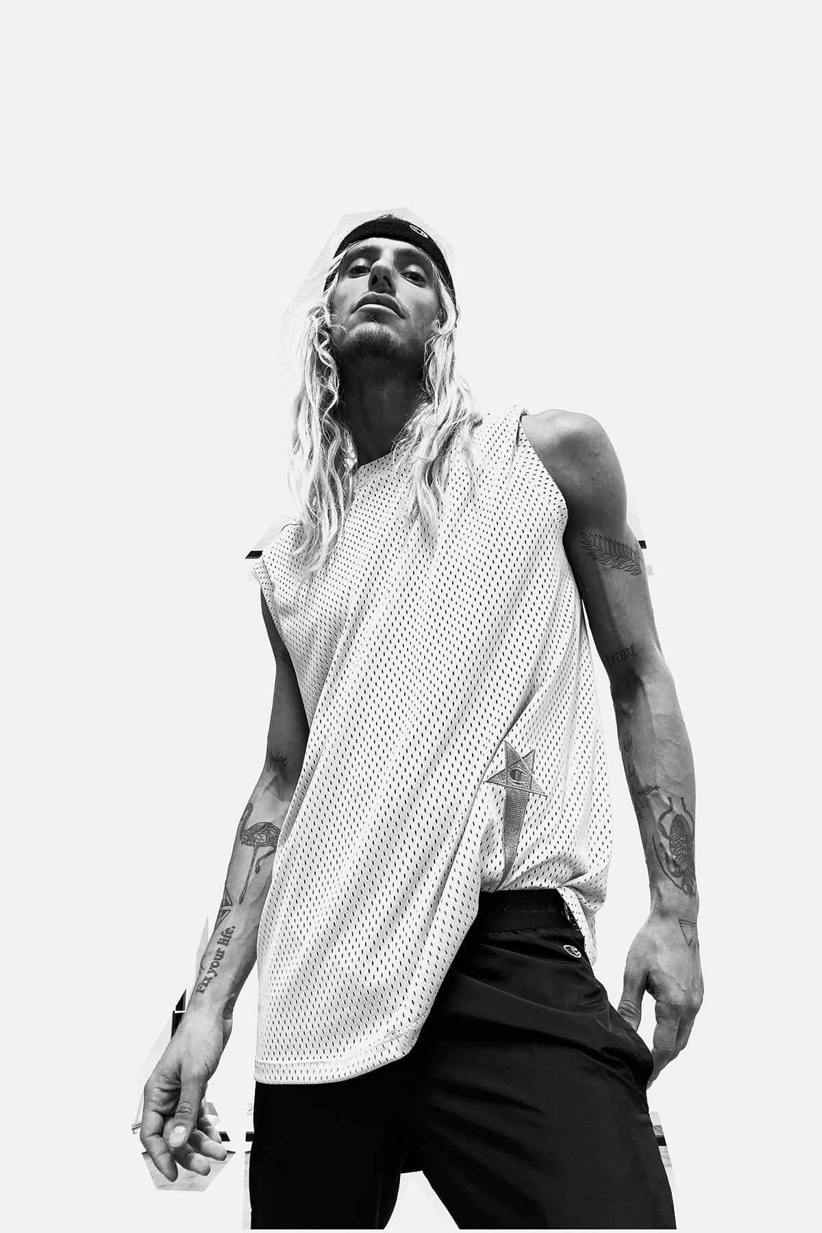 Rick Owens x Champion Collaboration Collection Campaign Tank Top