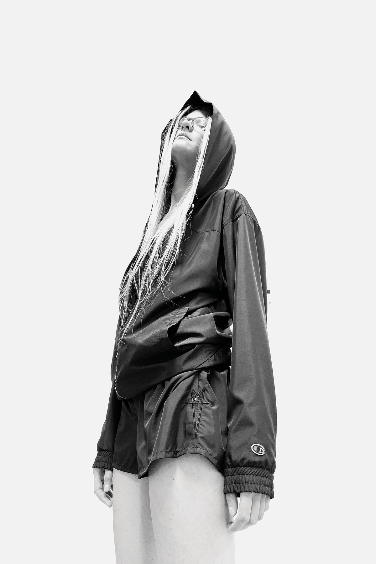 Rick Owens x Champion Collaboration Collection Campaign Jacket Shorts