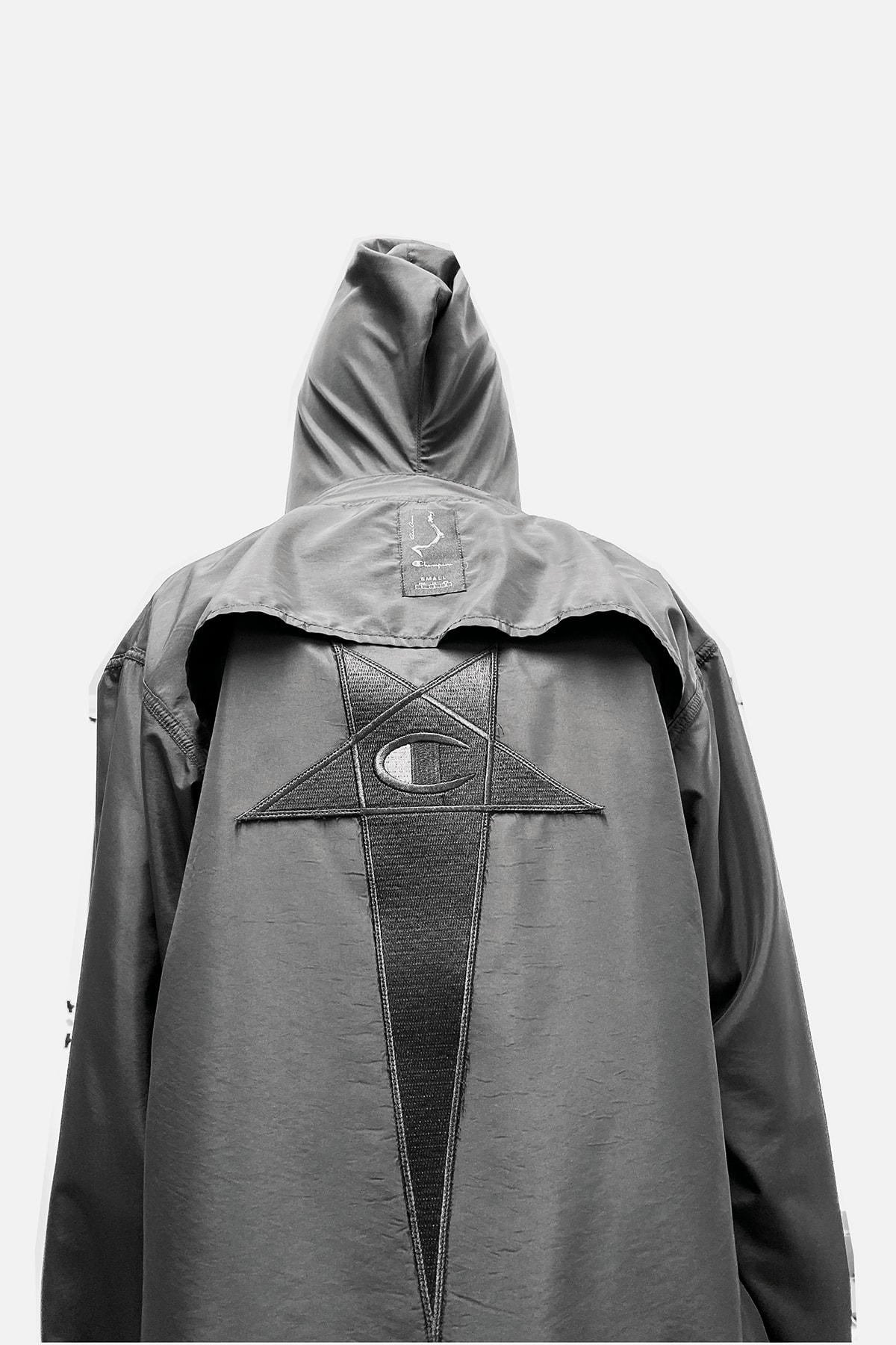 Rick Owens x Champion Collaboration Collection Campaign Coat