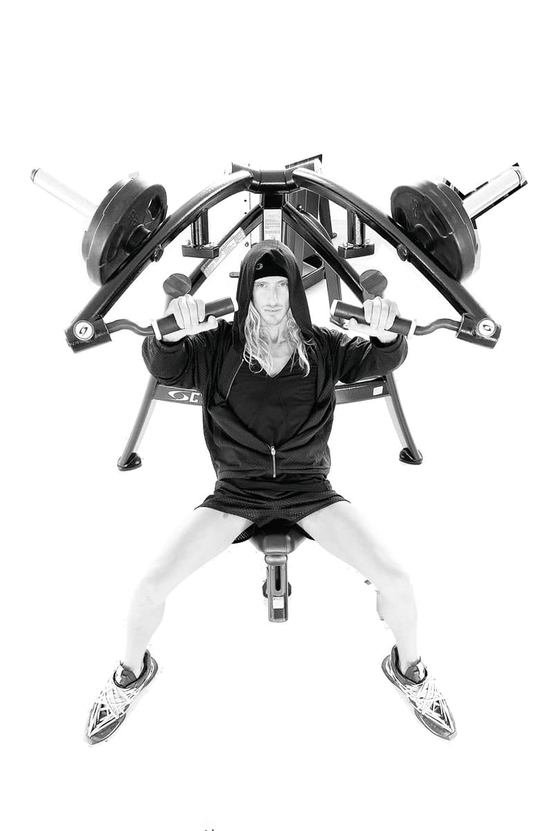 Rick Owens x Champion Collaboration Collection Campaign Hoodie Shorts