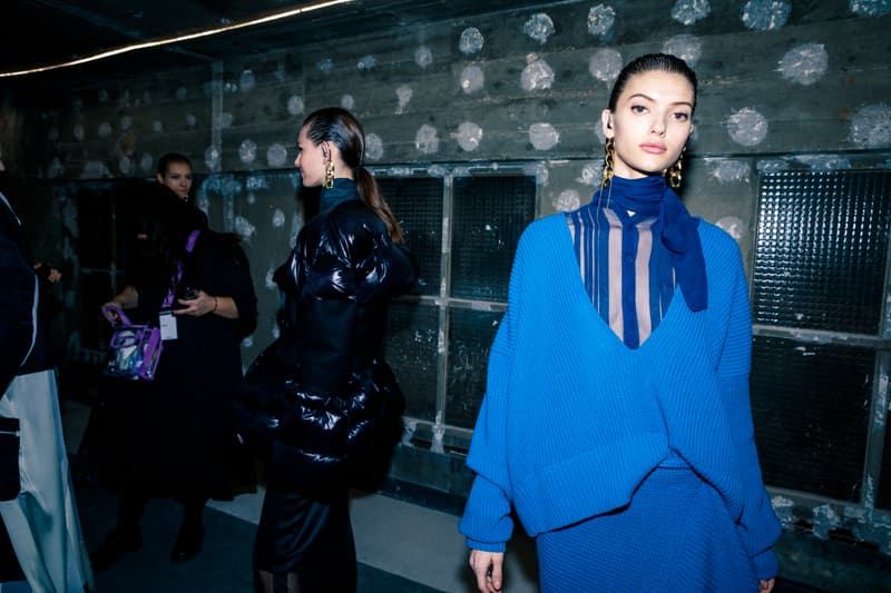 sacai Fall/Winter 2020 Collection Backstage Paris Fashion Week