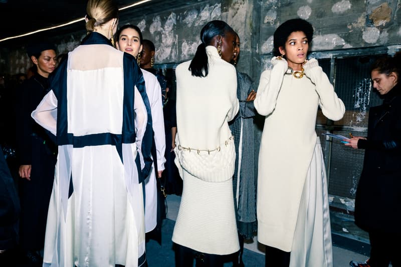 sacai Fall/Winter 2020 Collection Backstage Paris Fashion Week