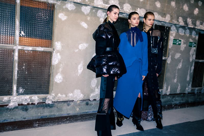 sacai Fall/Winter 2020 Collection Backstage Paris Fashion Week