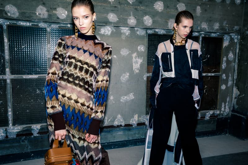 sacai Fall/Winter 2020 Collection Backstage Paris Fashion Week