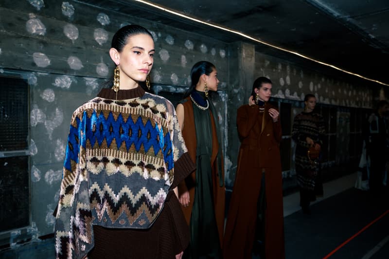 sacai Fall/Winter 2020 Collection Backstage Paris Fashion Week